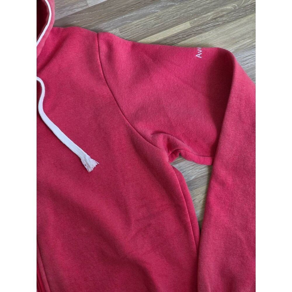 🇬🇪🍑Avalanche Coral Fleece Lined Zippered Front Hoodie Sweatshirt Large - Picture 6 of 12